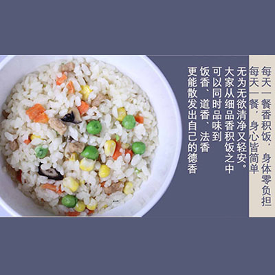 Nasi Vegetarian Siap Saji 